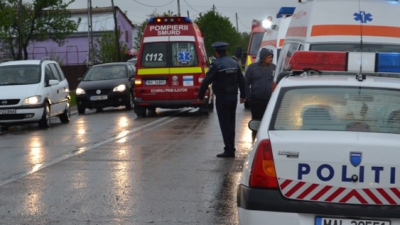 Accident cumplit: Un autocar cu 30 de copii, răsturnat în Brașov