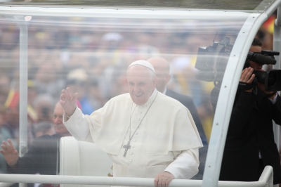 Papa, discurs emoționant la Iași, în fața a 150.000 de credincioși: ”Voi sunteți comunitatea vie”