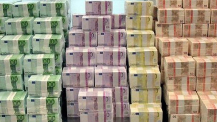 Rezervele valutare administrate de BNR au scăzut cu 856 milioane de euro în mai