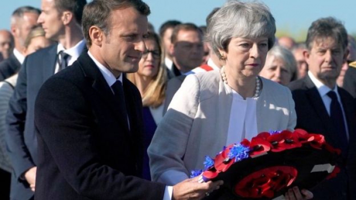May și Macron au mulțumit veteranilor, la 75 de ani de la debarcarea în Normandia