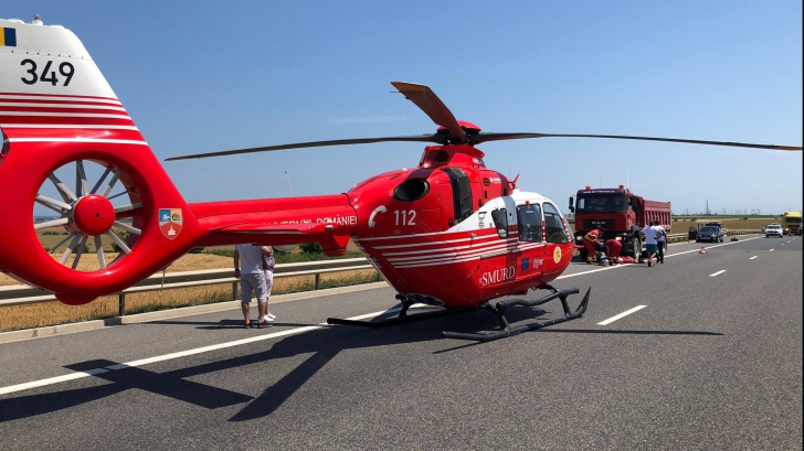 Două elicoptere SMURD trimise la un accident groaznic, cu 5 victime
