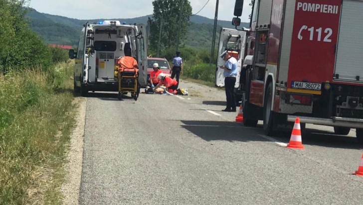 Accident mortal în Bistrița! Un tânăr de 31 de ani și-a pierdut viața, alte trei persoane, la spital