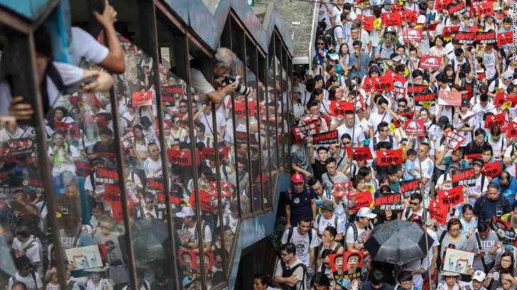 Protestele au avut ecou în Hong Kong