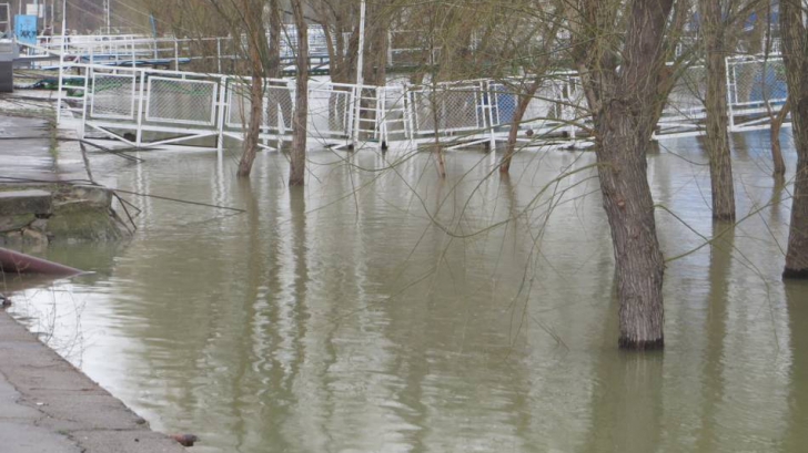 Dunărea a depășit cu 10 cm cota de inundație la Brăila