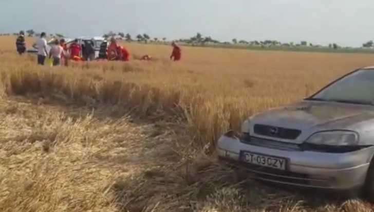 Accident grav, în Constanța. Mașini aruncate în câmp: 4 victime