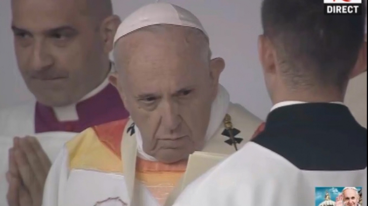 Papa Francisc la Sumuleu Ciuc