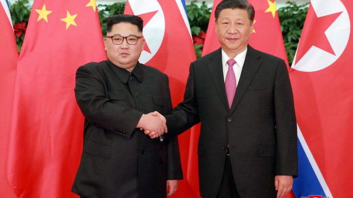 Vizită rară a președintelui Chinei în Coreea de Nord
