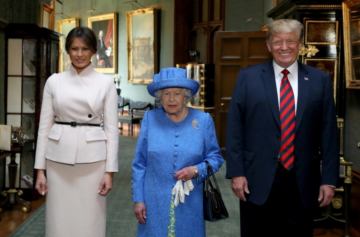 Trump, prânz cu Regina Elisabeta a II-a
