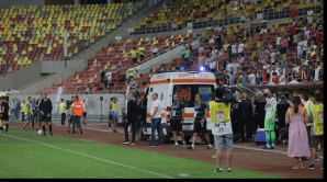 Scene incredibile, pe Arena Națională! Eugen Neagoe, dus cu ambulanța la spital, după ce a leşinat / Foto: Inquam Photos / Octav Ganea