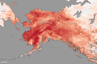 Alaska sub un val de căldură teribilă