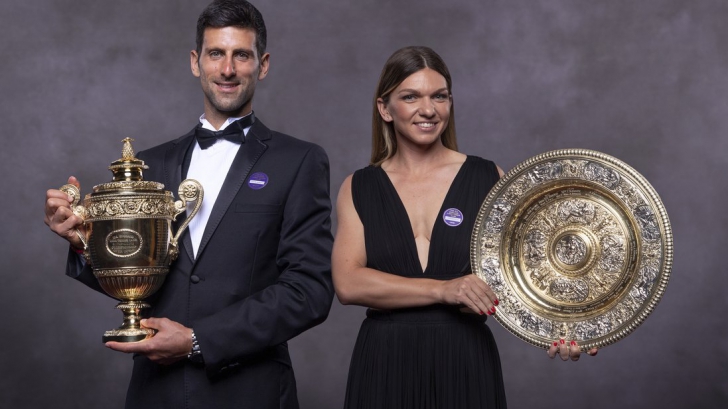 Simona Halep și Djokovici, campionii la Wimbledon