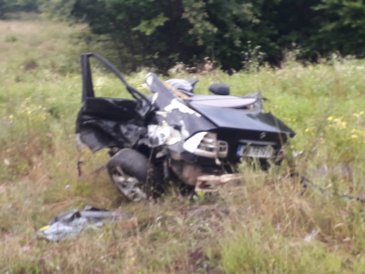 Accident violent în Sibiu. Imagini crunte cu mașinile distruse