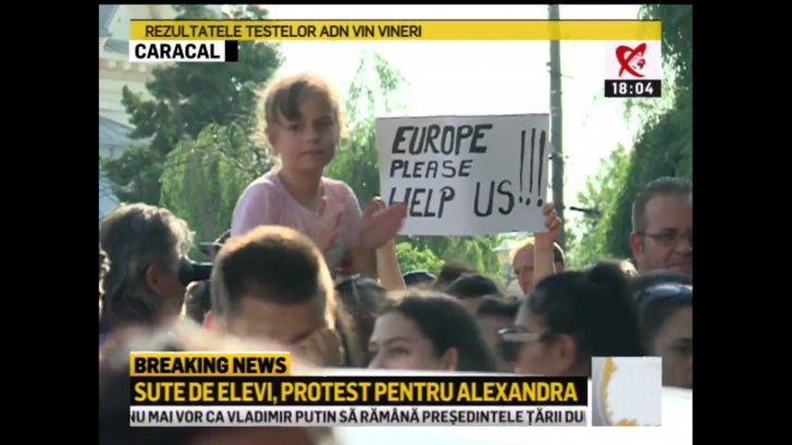 Proteste la Caracal și Craiova în memoria Alexandrei: „112,cum să am încredere în voi?”
