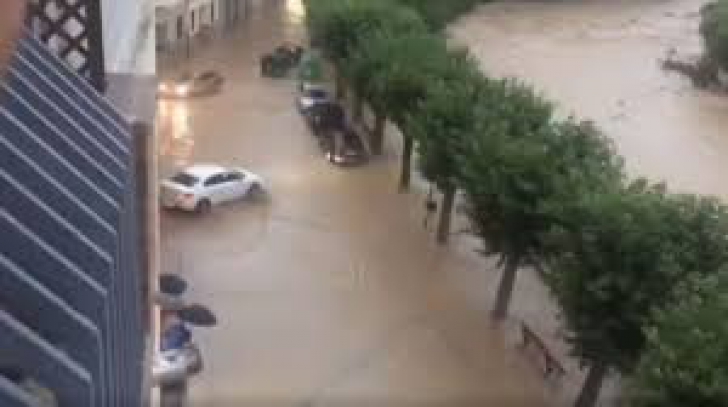Inundații devastatoare în Navarra, Spania