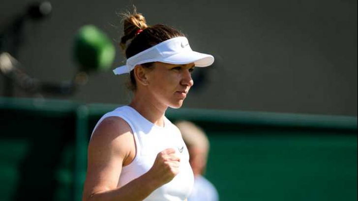Simona Halep, victorie spectaculoasă în fața lui Shuai Zhang: Este în semifinale la Wimbledon