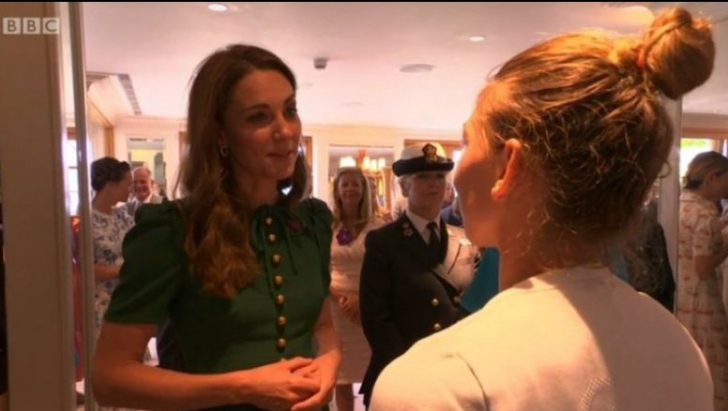 Kate Middleton a felicitat-o personal pe Simona Halep 
