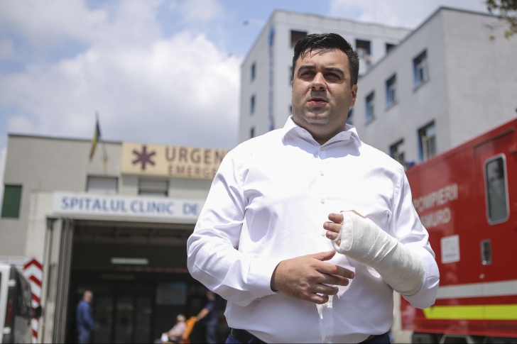 Răzvan Cuc, prima reacție după accidentul rutier în care a fost implicat. FOTO de la spital