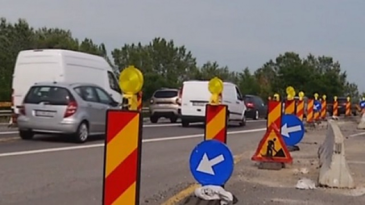 Restricţii de circulaţie de autostrada Bucureşti-Piteşti, vezi unde sunt probleme 
