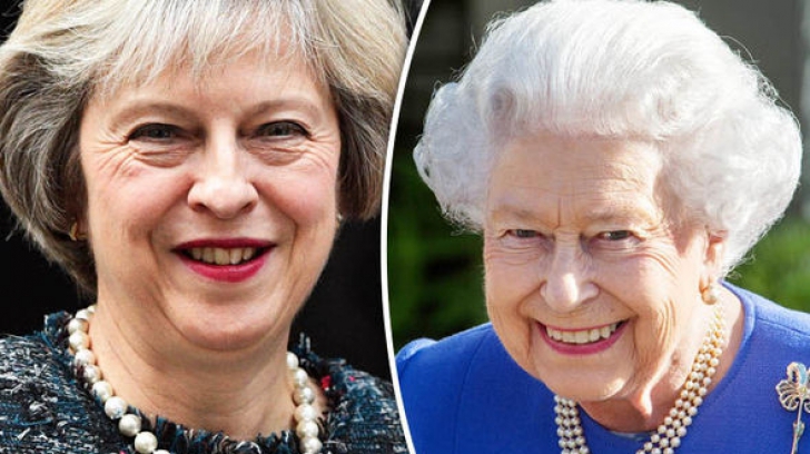 Theresa May a mers la Palatul Buckingham, unde i-a dat o veste proastă reginei Elisabeta a II-a