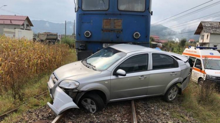 Accident feroviar, la Dej: mașină spulberată de tren / Foto: Arhivă