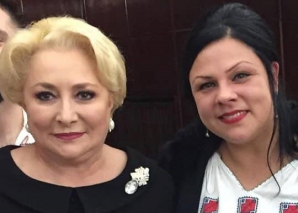 Cristiana Alcea alături de Viorica Dăncilă