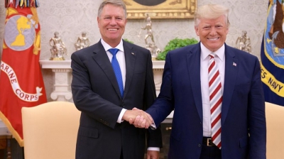 Klaus Iohannis, în vizită la Donald Trump