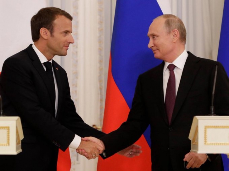 Putin, primit de Macron