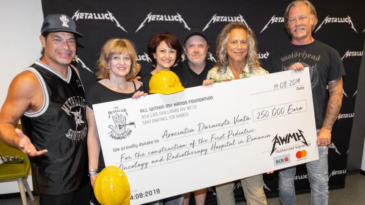 Metallica se alătură inițiativei #NoiFacemUnSpital. Ce sumă a donat trupa