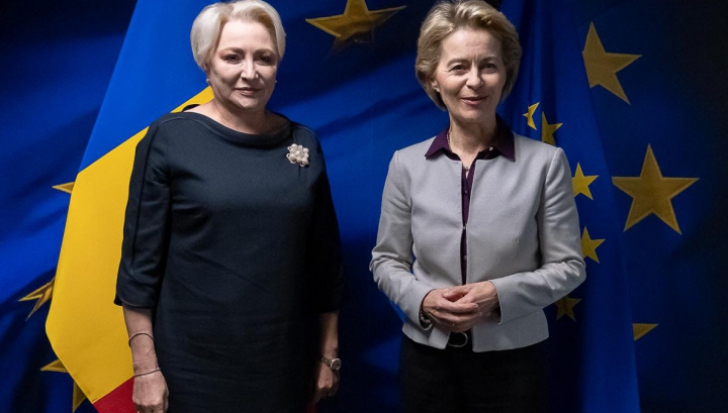 Viorica Dăncilă, alături de Ursula von der Leyen