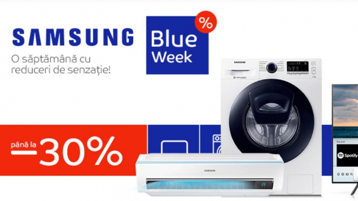 eMAG Samsung Blue Week - Reduceri de pana la 30%