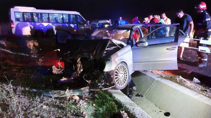 Accident cumplit, cu 6 victime, după o depășire neregulamentară, în Galați. Șoferul vinovat era băut