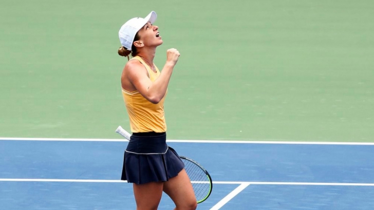 VIDEO | Simona Halep e în sferturi la Rogers Cup, după un meci rapid cu Svetlana Kuznețova