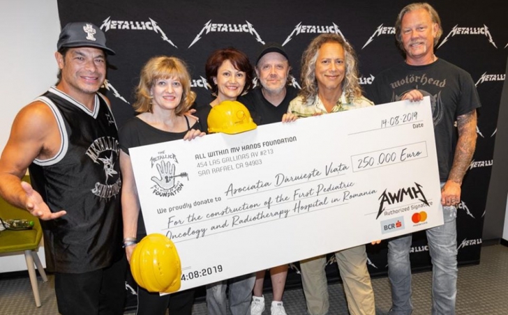 Carmen Uscatu, despre donația Metallica pentru spitalul de copii: ”Întâlnirea a fost emoționantă”