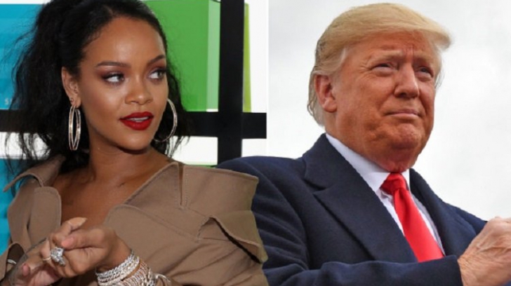 Rihanna, atac dur la adresa lui Donald Trump 