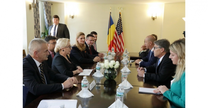 Vizita lui Dăncilă în SUA - întâlnirea cu secretarul de stat pe Energie