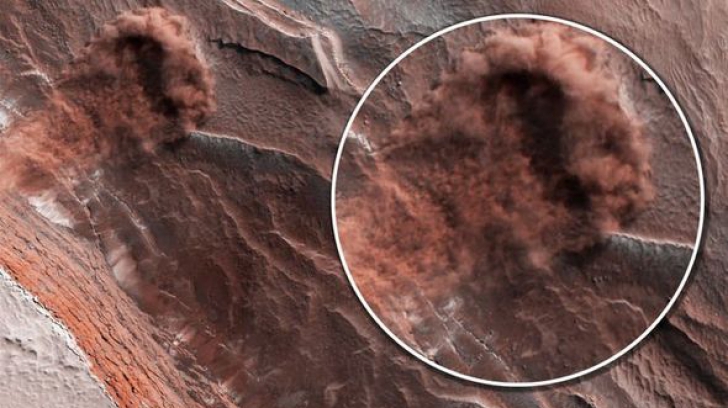 Cel mai ciudat fenomen surprins de NASA pe Marte. Incredibil