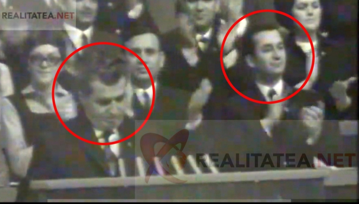 Imagini fabuloase cu Iliescu și Ceaușescu, surprinși la Sala Palatului