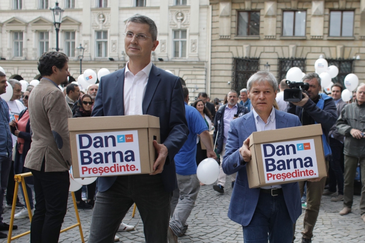 Dan Barna și-a depus candidatura pentru Cotroceni: ”România are nevoie de un președinte full time”