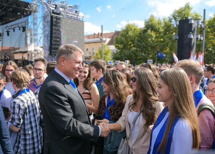 Klaus Iohannis la Cluj