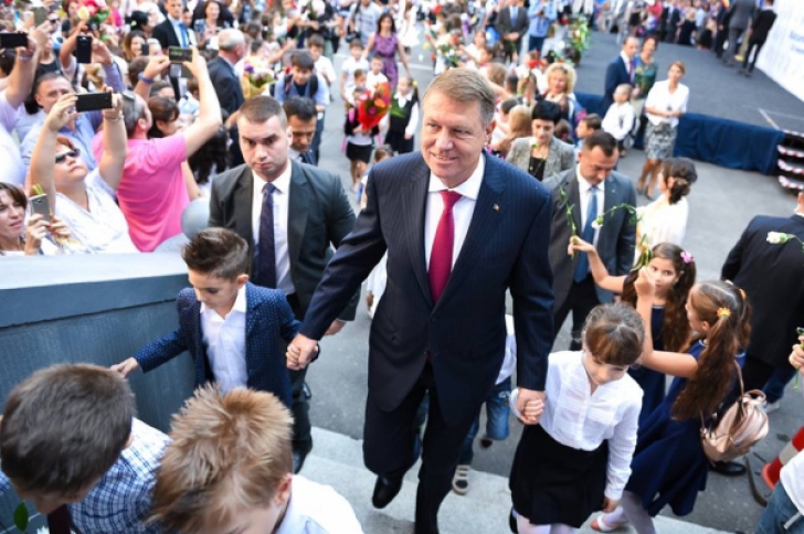 Iohannis la deschiderea anului școlar: "Unii politicieni se tem de școală!"