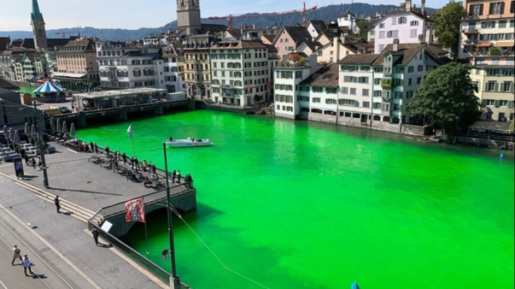 Motivul pentru care acest râu a ajuns să arate verde fosforescent 
