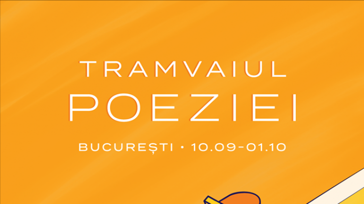 Un tramvai din București, gazdă a poeziei în luna septembrie