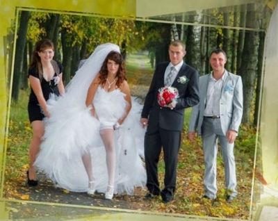 Nunta a fost minunată, dar pozele i-au lăsat pe toți mască. Acum sunt virale și stârnesc hohote