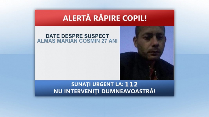 ALERTĂ! O minoră de 13 ani din judeţul Cluj a fost răpită. Cine este suspectul