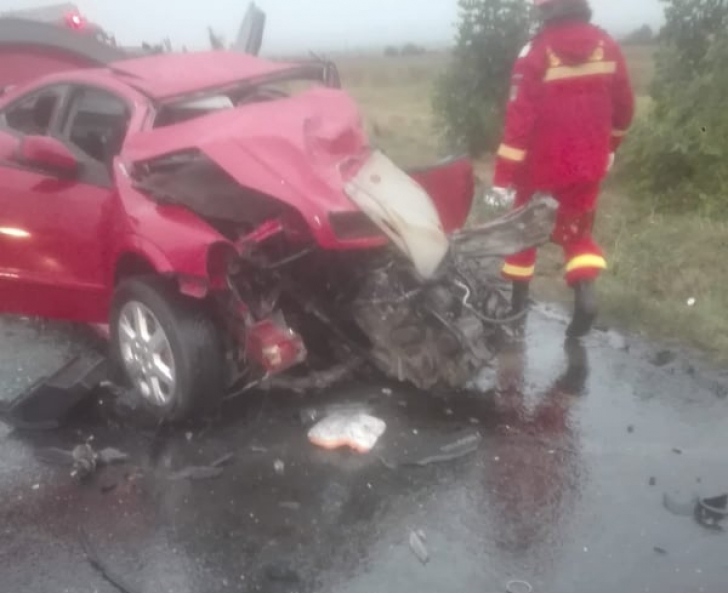 Accident cu trei victime pe E85, între Focșani și Urechești