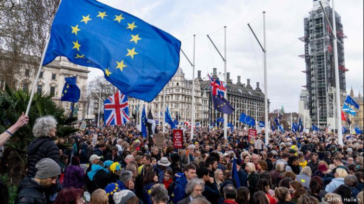 Decizia luată privind Brexitul. Proteste masive în Londra 