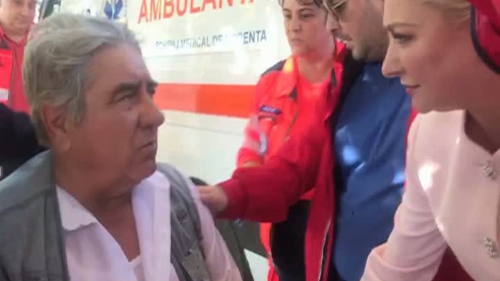Dăncilă, paramedic. Cum a "salvat" un bărbat căruia i s-a făcut rău la un miting PSD