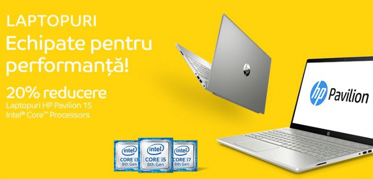 eMAG – 10 laptopuri cu procesor Intel Core pe care merita sa le cumperi