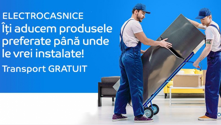 eMAG – 5 electrocasnice mari la oferta + transport gratuit pana unde le vrei instalate