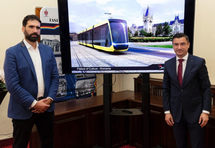 Cum arată noile tramvaie care vor circula prin Iași